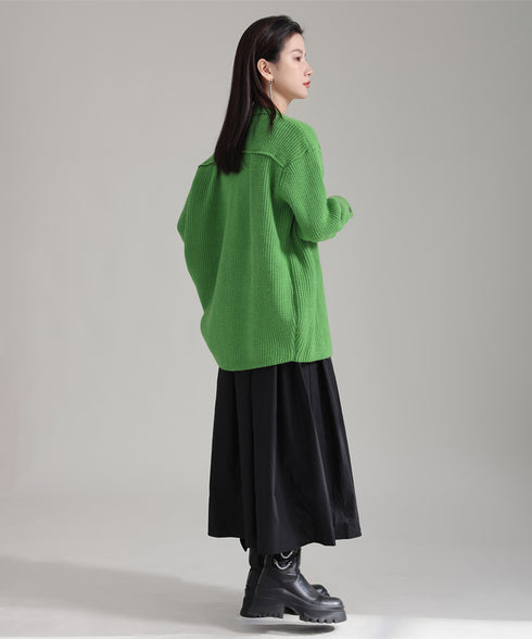 Rib Knit Cardigan